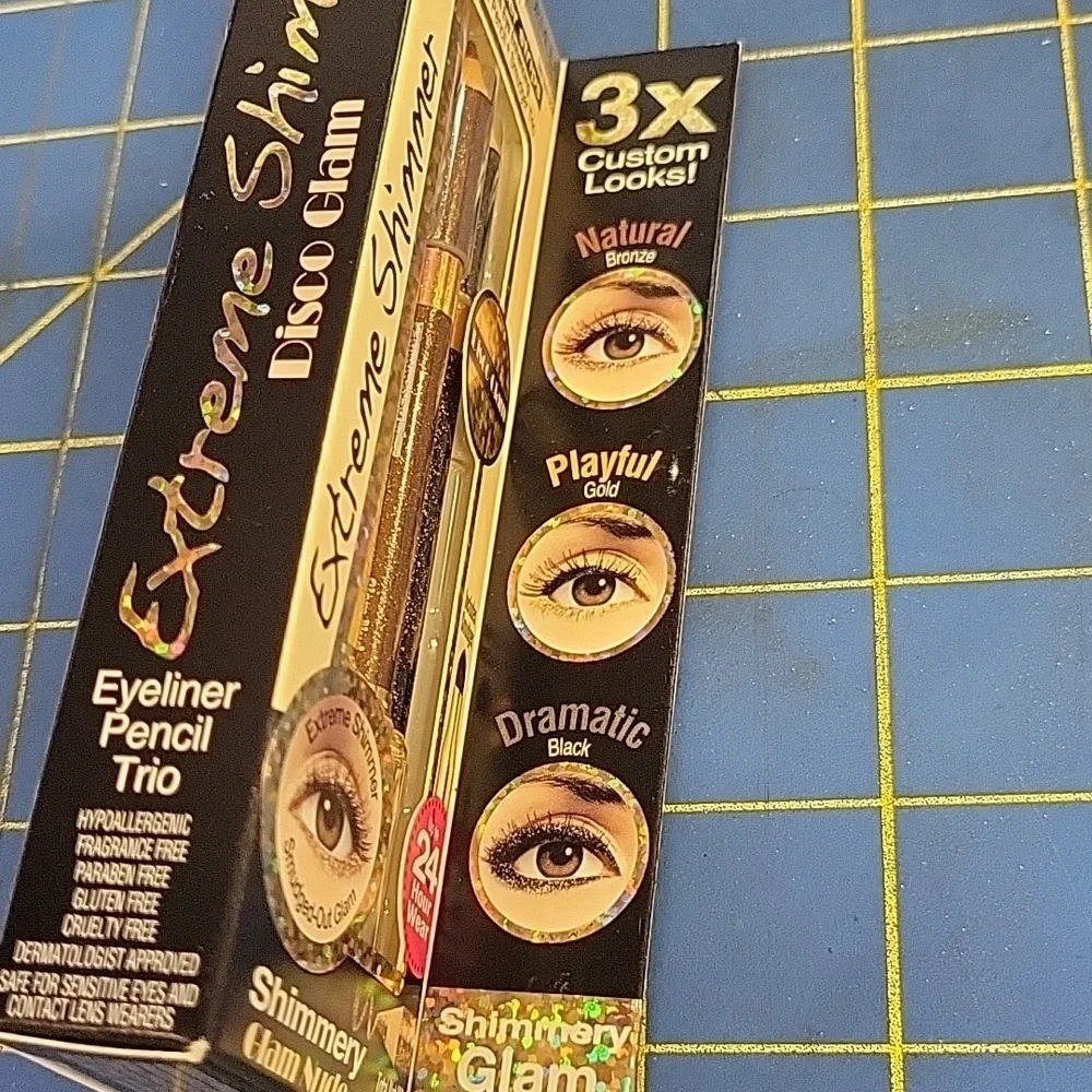 Physicians Formula Extreme Shimmery Glam Nude Eyeliner Pencil + Smudger Trio Set